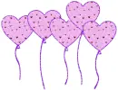 heart shaped balloons