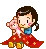 Girl with teddy bear