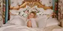 lady happy in comfy bed