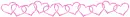 Pink Glitter Heartline