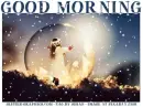 GOOD MORNING, SNOW, BUBBLE, WINTER, TEXT