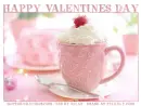 HAPPY VALENTINES DAY, PINK, COFFEE, HOLIDAYS, TEXT