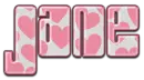 Pink Hearts - Jane
