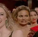 Chrissy Teigen making ick face