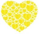 heart made of hearts