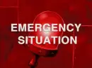 red light flashing "EMERGENCY SITUATION"