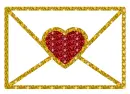 envelope letter with heart