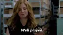lady saying "Well Played"