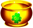 FourLeafCloverPotOfYellowWithCoins