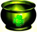 FourLeafCloverPotOfOliveWithCoins