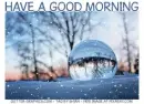 HAVE A GOOD MORNING, SNOWING, ANIMATED, TEXT