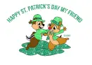 Chip and Dale St.Patrick's Day
