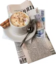 Coffee and paper