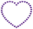 heart with contour of hearts