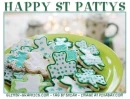 HAPPY ST PATTYS, HOLIDAYS, COOKIES, TEXT