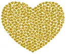 heart made of hearts
