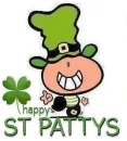 HAPPY ST PATTYS, CLIVER, LEPRECHAUN, BUBBLEGUM KIDS