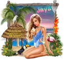 Girl on Beach - Jaya