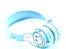 GoToHappyPlaceAquaHeadphones