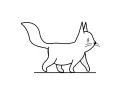 walking cat