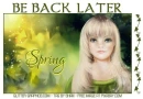 BE BACK LATER, SPRING, NATURE, TEXT