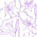 background of lilies