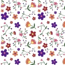 BACKGROUND WHITE ITH LOTS OF FLOWERS