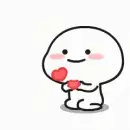 with heart