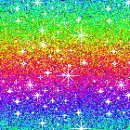 glitter rainbow gradient