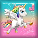 Unicorn Sticker - J
