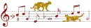 cats and musical notes