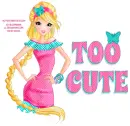TOO CUTE, CARTOON, GG RELATED, TEXT