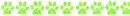 divider with paw prints