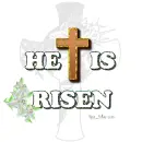 Easter - He Is Risen - Lillies