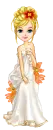 antique white doll
