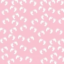 Pink Background with tiny footprints (Mothers Day)