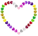 heart made of hearts