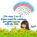 Mel - Rainbow -Rain - Flowers - Butterfly