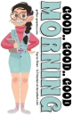 GOOD.. GOOD.. GOOD MORNING, TOON, GIRL, TEXT