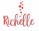 Richelle with Hearts