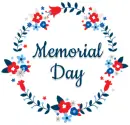 Memorial Day, WREATH, PATRIOTIC, TEXT