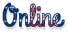 Online, RED, WHITE & BLUE, ANIMATED, PATRIOTIC