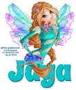 JAYA, FAIRY, NAMES, TURQUOISE, TEXT