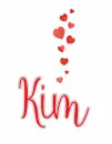 Kim with Hearts