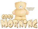 GOOD MORNING, ANIMALS, BEAR, NATURE, TEXT