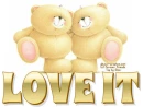 LOVE IT, ANIMALS, TEDDY BEAR, TEXT