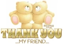 THANK YOU MY FRIEND, ANIMALS, BEAR, TEXT