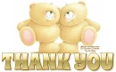 THANK YOU, ANIMALS, BEAR, TEXT