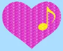 heart with musical note