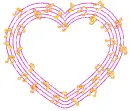 heart with musical notes